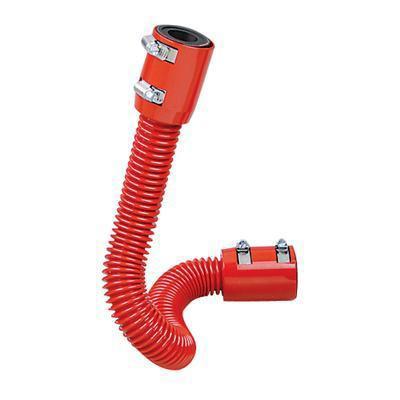 Summit 390148-r radiator hose red stainless hose red ends 48" length