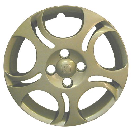 Oem reconditioned 15 inch hubcap wheel cover flat silver full face painted