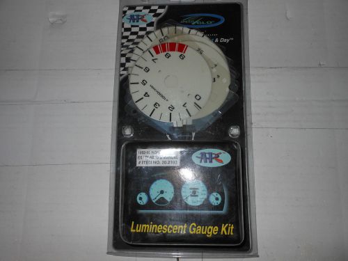 Apc #20.2103 luminescent gauge panel kit--1992 to 1995 honda civic ex/si