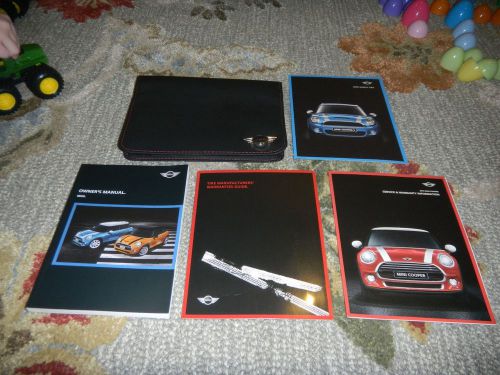 2015 mini cooper owners manual set + free shipping