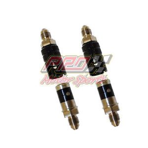 2 pack titanium 3 an dry brake fitting quick disconnect - sprint ascs usac 03-ti