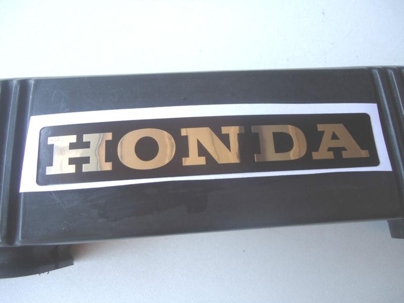Honda odyssey fl250 fl 250 atv chrome upper air box snorkel vinyl decal sticker