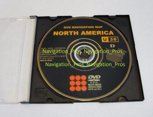 2005 toyota sienna 4runner navigation 2016 map update dvd gen 4 u30 15.1