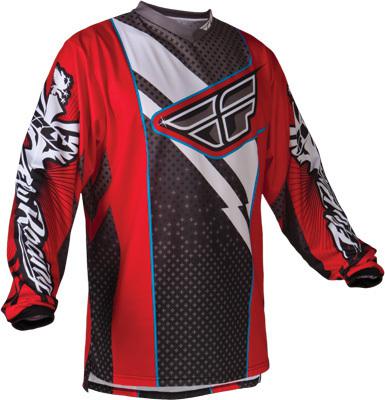 Fly racing f-16 race jersey, red/black, size: 2xl xx-large 365-5222x