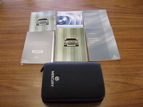 2007 07 mercury montego vehicle owners manual  set w/ case **free shipping**