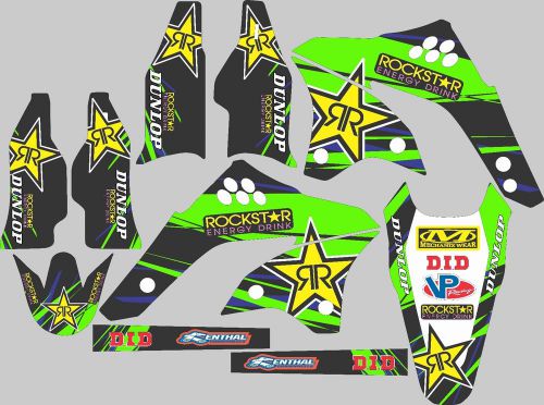 1999-2002 kawasaki kx125 kx250 kx 125 250 graphics decal fender shrouds sticker