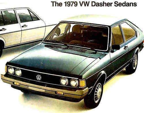 1979 vw dasher brochure -vw dasher 2d &amp; vw dasher 4d sedan-volkswagen-diesel