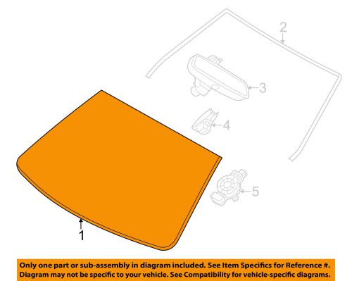 Bmw oem 12-16 650i xdrive-windshield glass 51317280751