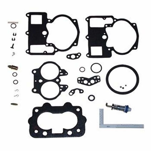 Nib omc 5.0l 5.7l v8gm carburetor kit rochester 2bbl 984487  7086 outboard