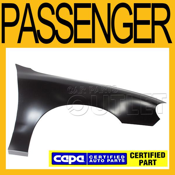 1999-2005 pontiac grand am right side front fender gm1241264 primered black capa