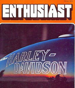 Winter 1978 harley-davidson enthusiast magazine -wisconsin ride on 1979 harleys