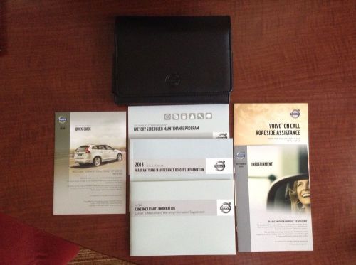 2013  volvo xc60 xc 60 owners manuals