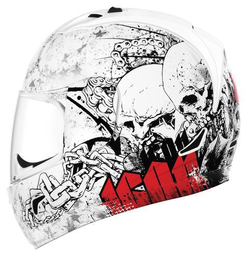 Icon alliance torrent motorcycle helmet white size xxx-large