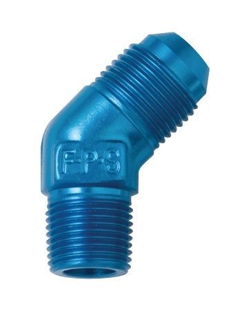 Fragola - -6an x 1/2 mpt 45 degree aluminum adapter 482368