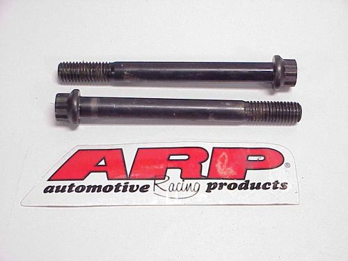 2 used arp 1/2-13 coarse thread hardened 12 point head bolts 5.00&#034; long nascar