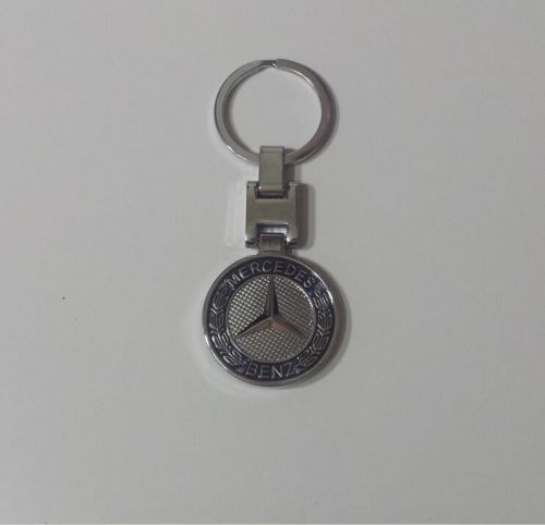 Benz metal car logo auto part accessories car keychain key holder