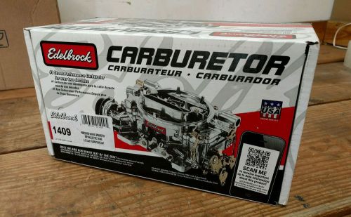 Edelbrock 1409 performer 600 cfm marine carburetor electric choke new in box