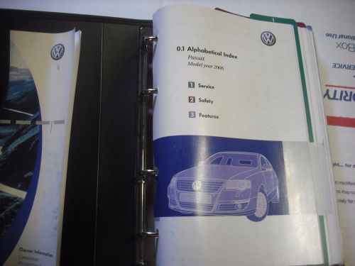 2006 vw passat  owners manual &amp; case