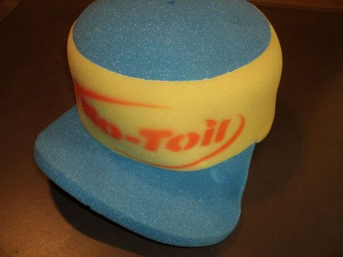 No toil foam kool kapp, blue/yellow, hat, motorcycle, offroad, street, dirtbike