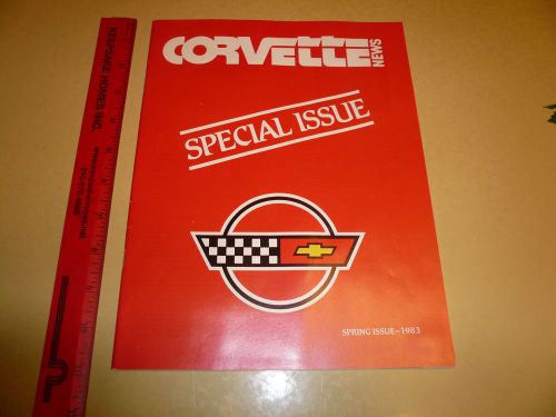 1983 chevrolet corvette news spring issue 1983 - vintage