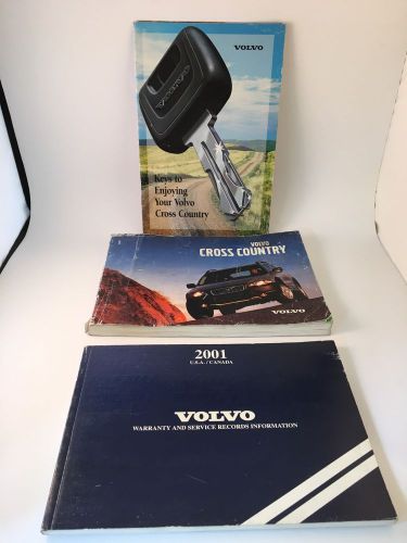 2001 volvo cross country owners manual + warranty &amp; service info + options info