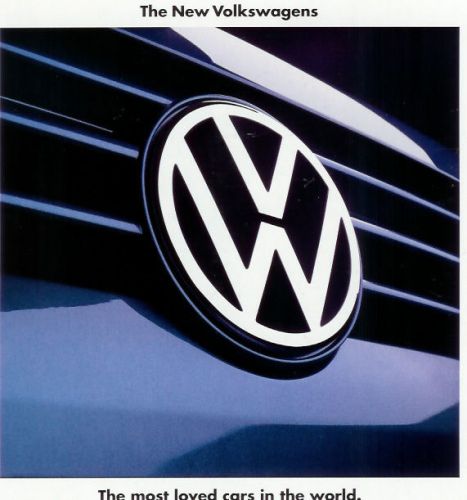 1994 volkswagen full line brochure golf jetta cabrio passat corrado eurovan