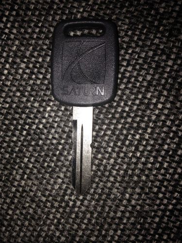 Vintage saturn gm oem uncut blade logo key blank  fit all models 1991-1996