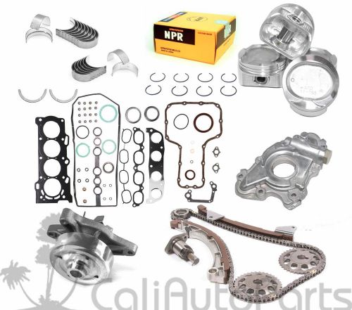 98-99 toyota corolla chevy prizm 1.8l 1zzfe dohc overhaul engine rebuild kit mls