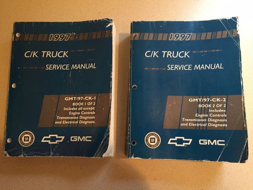 1997 gm c/k truck service manual both books: gmt/97-ck-1 and gmt/97-ck-2