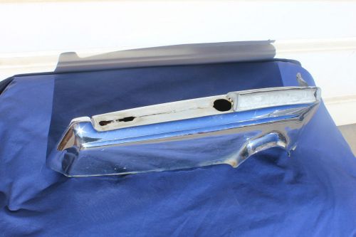 1974 1975 1976 cadillac eldorado right rear bumper end chrome