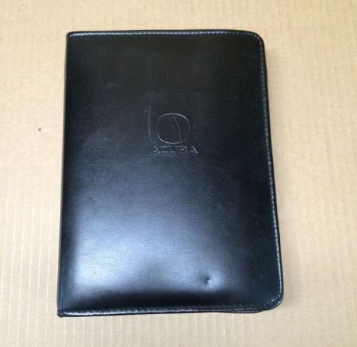 Acura tl oem original factory owners manual book guide leather wallet case