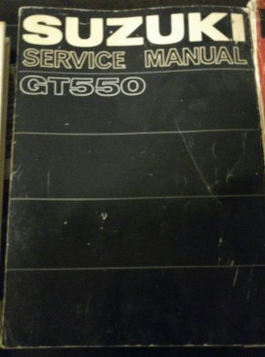 Suzuki gt550 vintage repair manuals