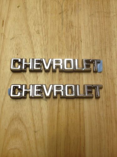 Vintage chevrolet emblems