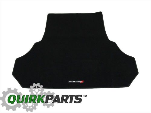 15-16 dodge charger rear cargo area premium carpet floor mat with logo new mopar