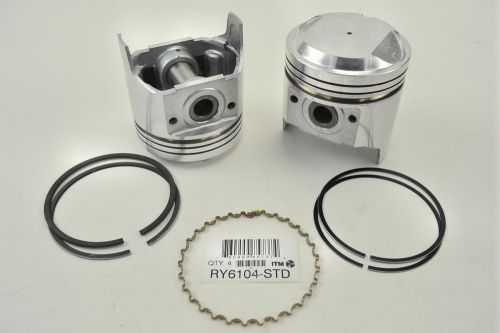 Engine piston kit itm ry6104-030 fits 78-79 toyota corolla 1.6l-l4