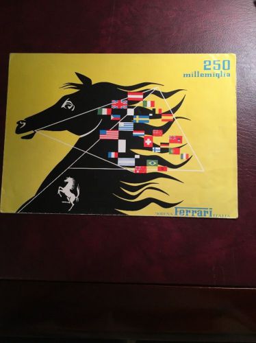 Ferrari original sales brochure merritt p 93 250 mm