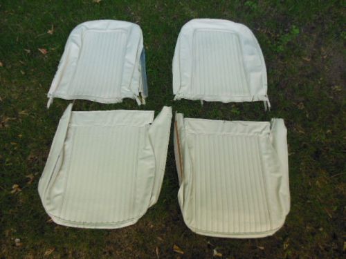 63 or 64 corvette white seat covers