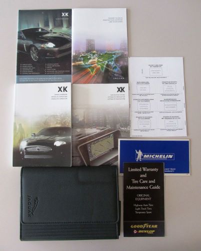 2007 2008 08 2009 09 jaguar xk xkr xkr-s owners manual + portfolio