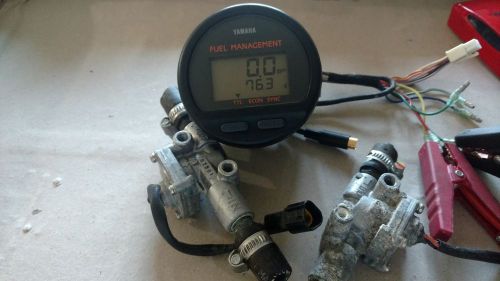 Yamaha outboard fuel management gauge with two sensors