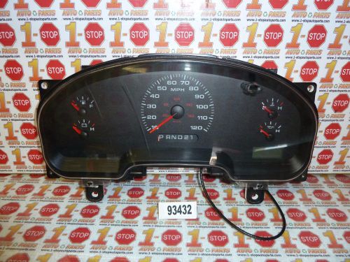 04 05 ford f150 speedometer instrument cluster 4l34-10849-gn oem