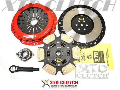 Xtd stage 3 ceramic clutch &amp; flywheel kit fits 00-08 tiburon elantra 2.0l dohc