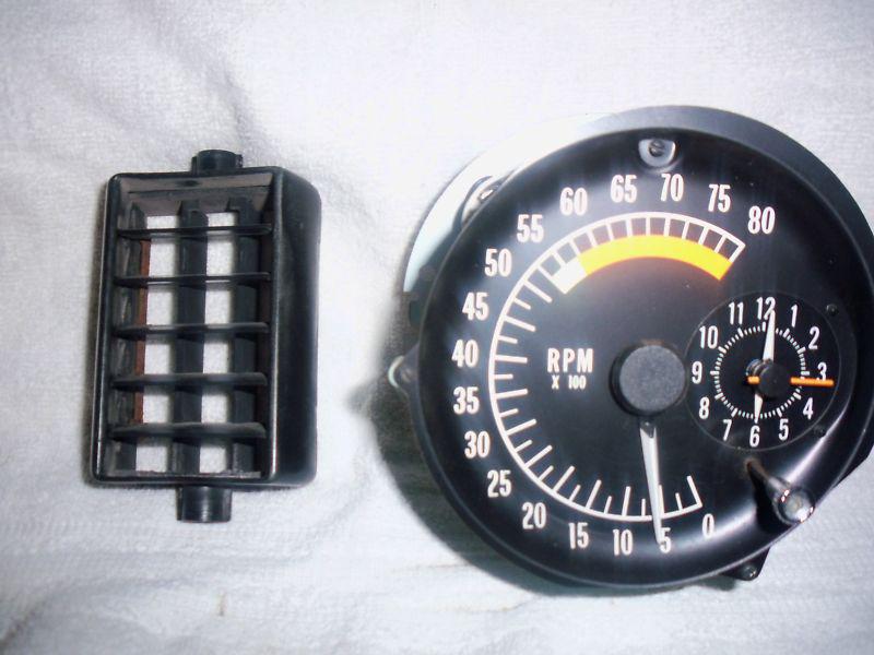 Pontiac trans am or firebird tachometer and clock