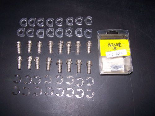 Stage 8 # 8913 sb small block ford locking header bolt kit mustang 302 v8