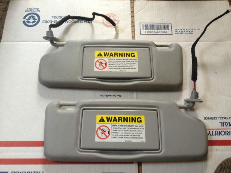 Volvo s40 00-04 lighted visor set in gray 01 02 03