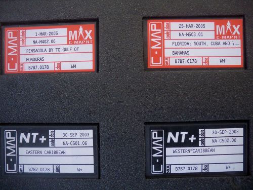 C-map nt+ &amp; c-map max data cards