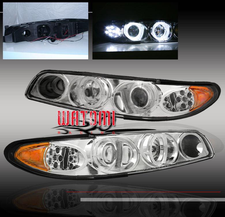 97-03 pontiac grand prix projector headlights 98 01 02