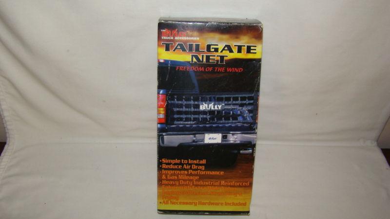 Bully tailgate net full size trucks tr-03 new & complete in box