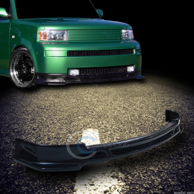 Black sport abs front bumper spoiler lip body kit 03-07 scion xb/bb 5 door wagon