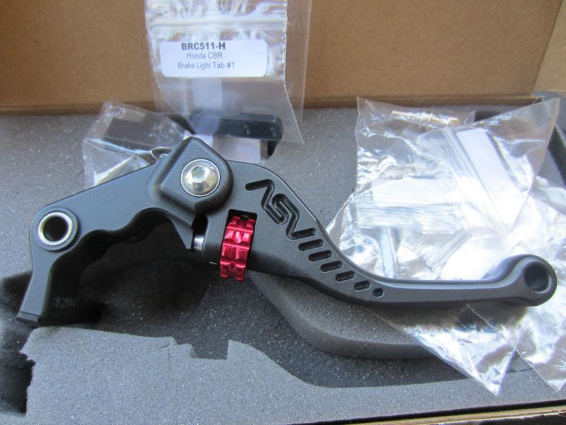 Asv c5 series black shorty brake lever – brc511