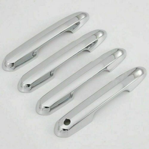 4x fit for toyota rav4 2019-2024 mirror chrome door handle cover trims protector